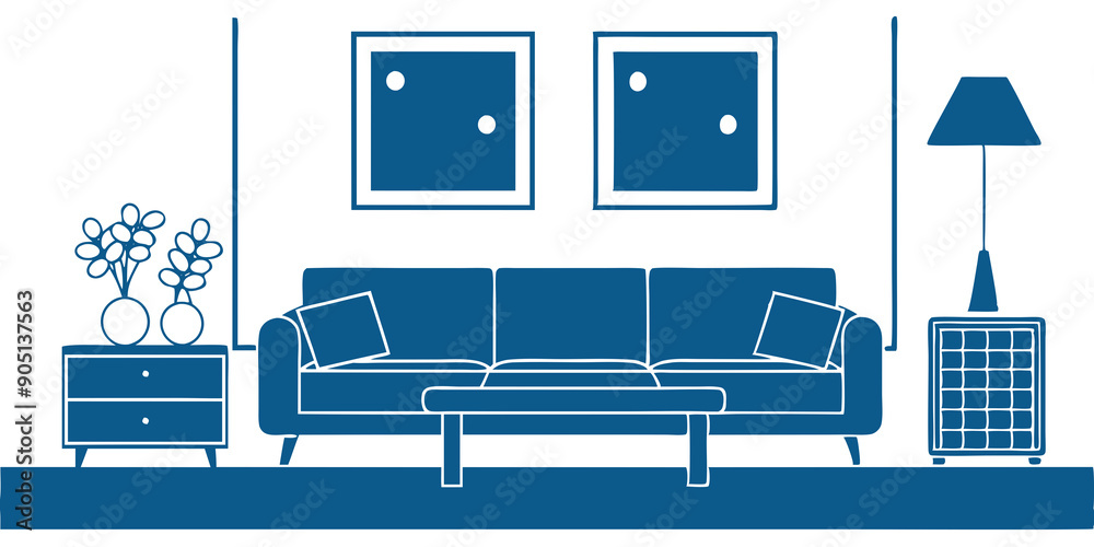 Innovative Living Room Silhouette Concepts for Unique Home Styling