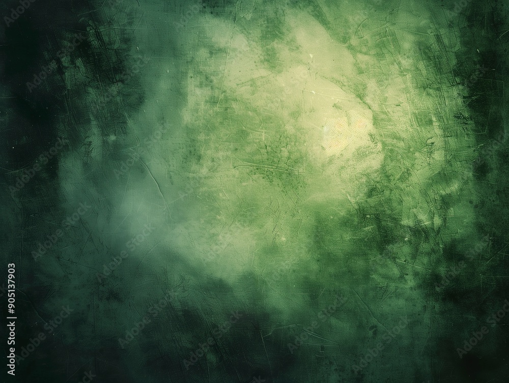 Obraz premium Dark Green Grunge Texture Background