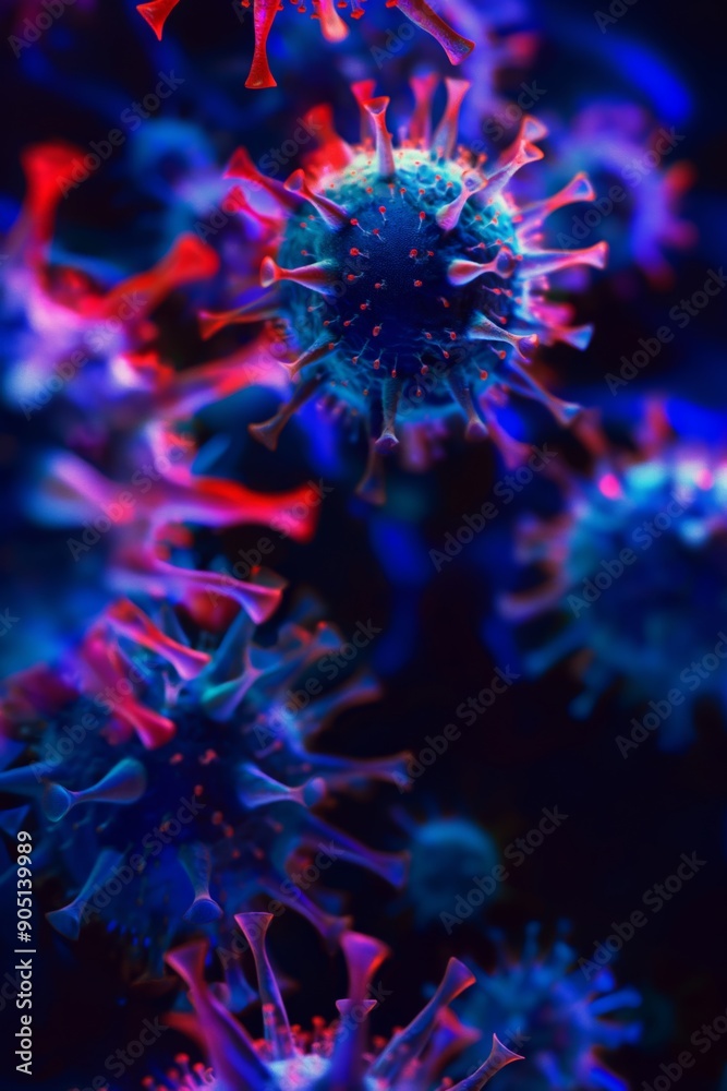 Infection with corona virus in a bluish epidemic of microbiology affecting medicine and health disease. Infection with corona virus in a bluish epidemic of microbiology affecting medicine and health disease.