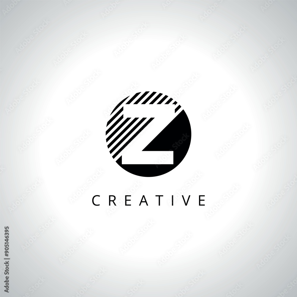 Letter Z Line Logo Icon with Elegant Vector Design. Letter Z Line Logo Icon with Elegant Vector Design.