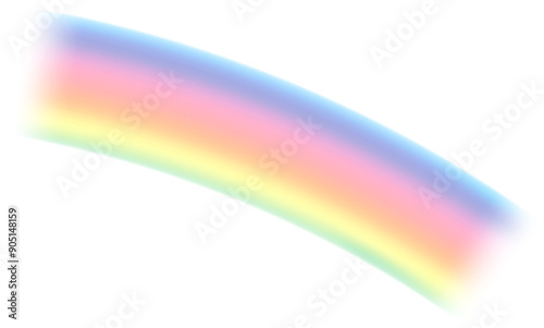 Png rainbow light design element