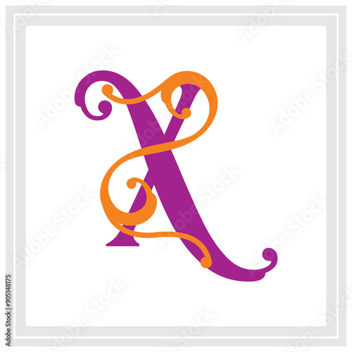 colorful Alphabets A to 
Z  modern fonts  with decorative elements
on white background 
