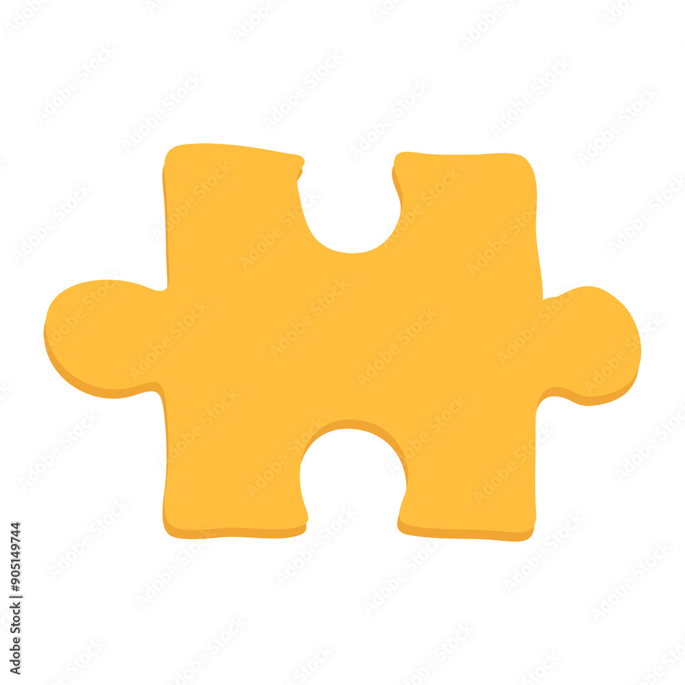 Yellow jigsaw png sticker, autism awareness symbol Yellow jigsaw png sticker, autism awareness symbol