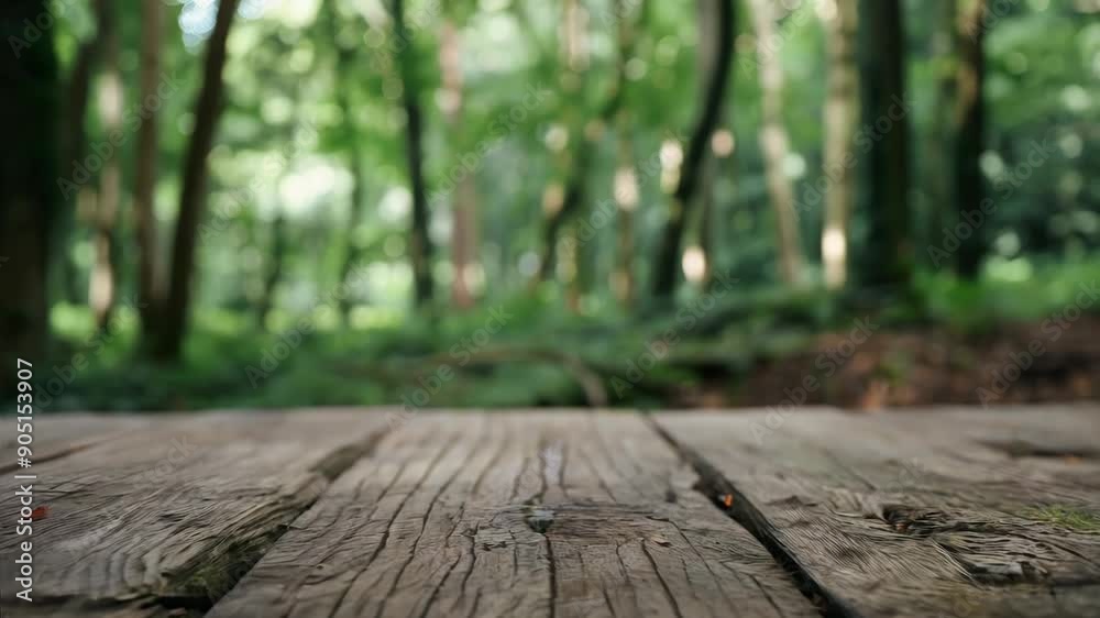 Scenic forest trail with wooden plank steps. Scenic forest trail with wooden plank steps.