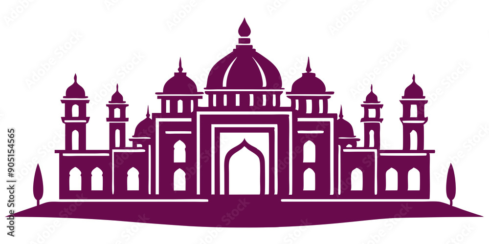 Elegant Palace Silhouettes: Perfect for Royal-Themed Designs