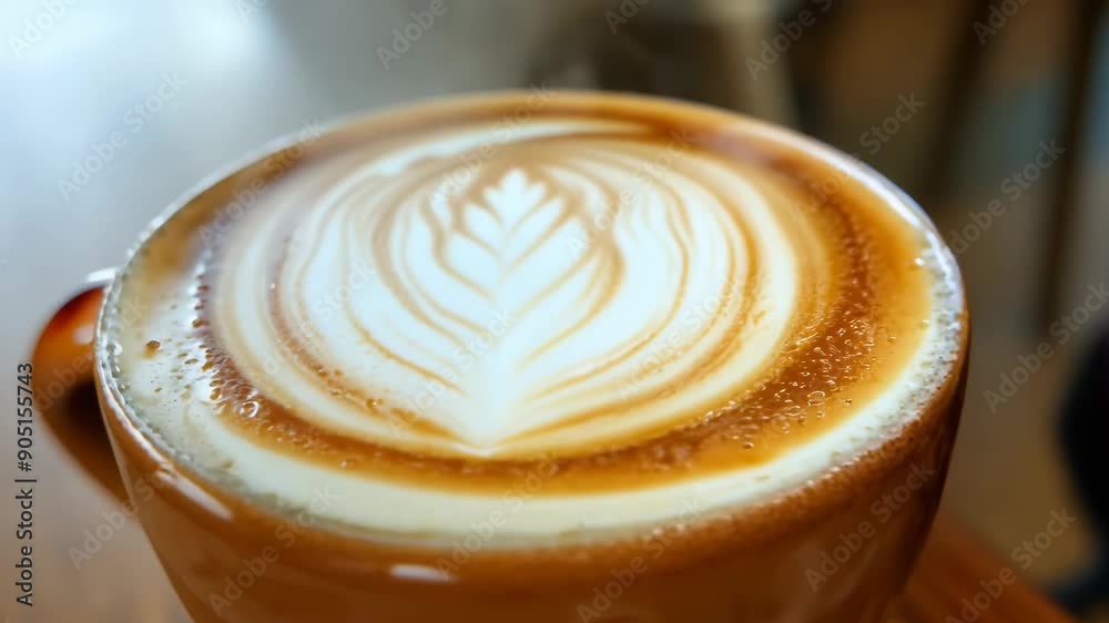 Small cozy cafe coffee shop bakery business enterprise interior sunny morning light proud happy barista offers cheap hot tasty cocoa latte cappuccino americano espresso croissants donuts to customers Small cozy cafe coffee shop bakery business enterprise interior sunny morning light proud happy barista offers cheap hot tasty cocoa latte cappuccino americano espresso croissants donuts to customers