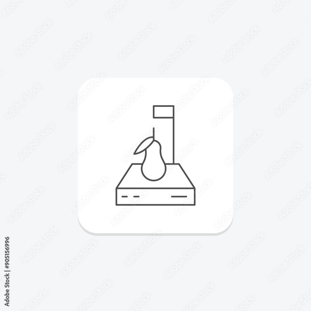 Volunteer Service thinline icon , vector, pixel perfect, illustrator file Volunteer Service thinline icon , vector, pixel perfect, illustrator file