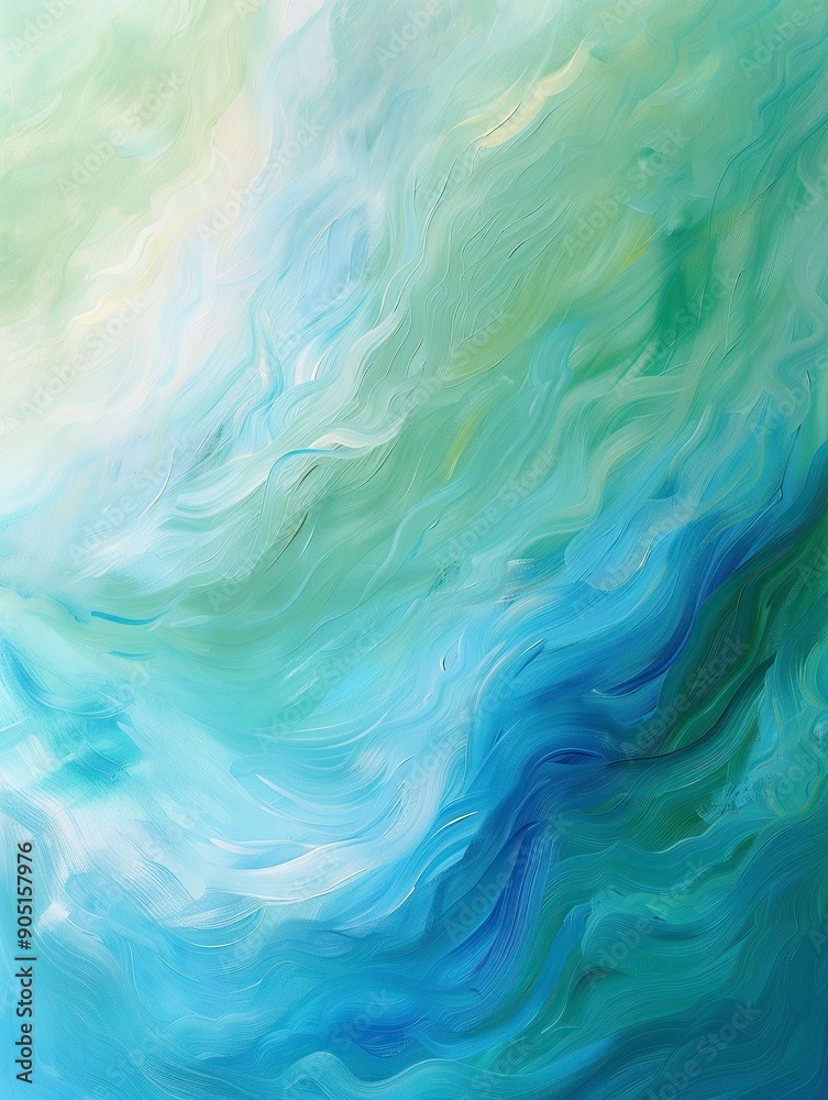 Abstract Teal and White Fluid Art Background Abstract Teal and White Fluid Art Background