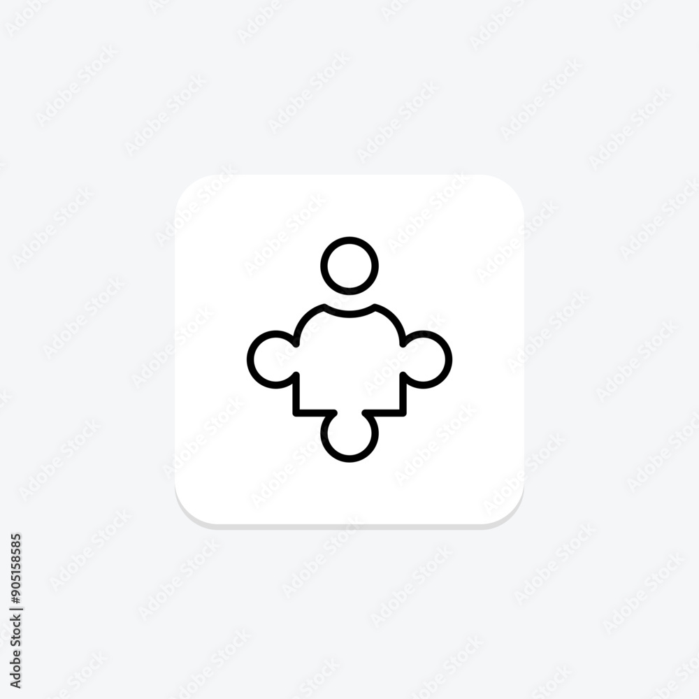 Meeting Coordination line icon , vector, pixel perfect, illustrator file Meeting Coordination line icon , vector, pixel perfect, illustrator file