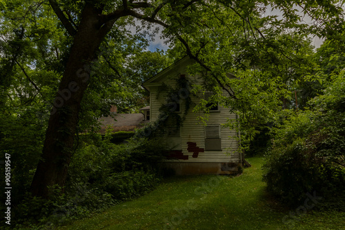 Abandoned farmhouse in the Delaware Water Gap National Recreation Area photo