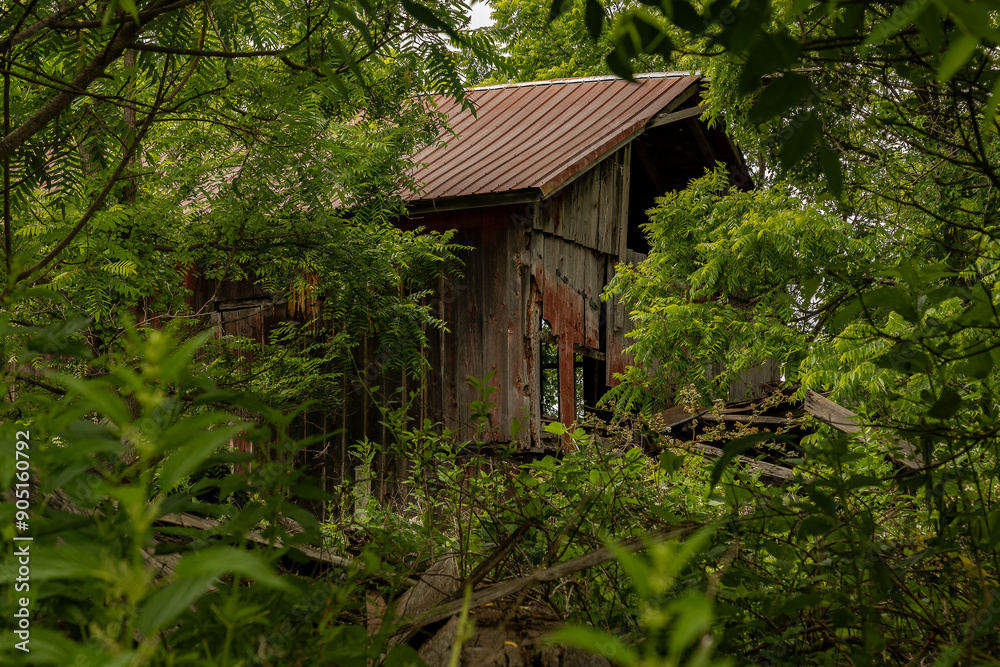 Abandoned barn in the Delaware Water Gap National Recreation Area Abandoned barn in the Delaware Water Gap National Recreation Area