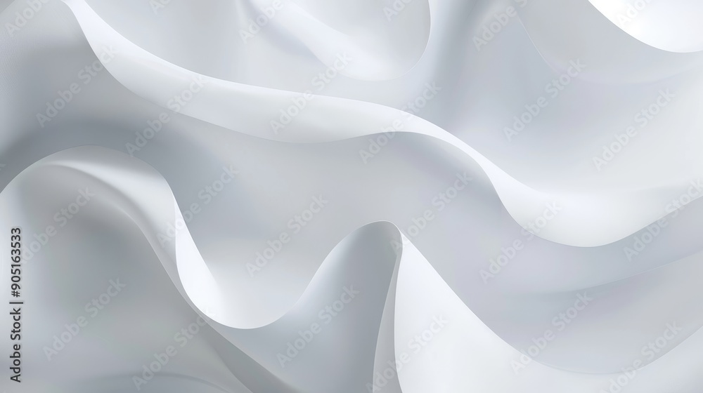 Obraz premium Minimalistic white abstract background with clean copy space, perfect for modern advertising or elegant wallpaper design.