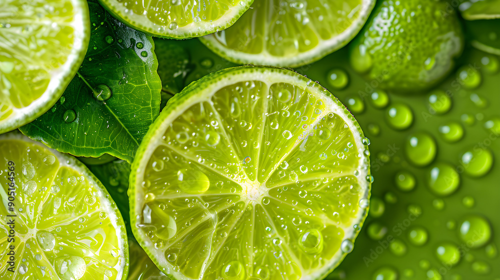 lime texture close up with drops lime texture close up with drops