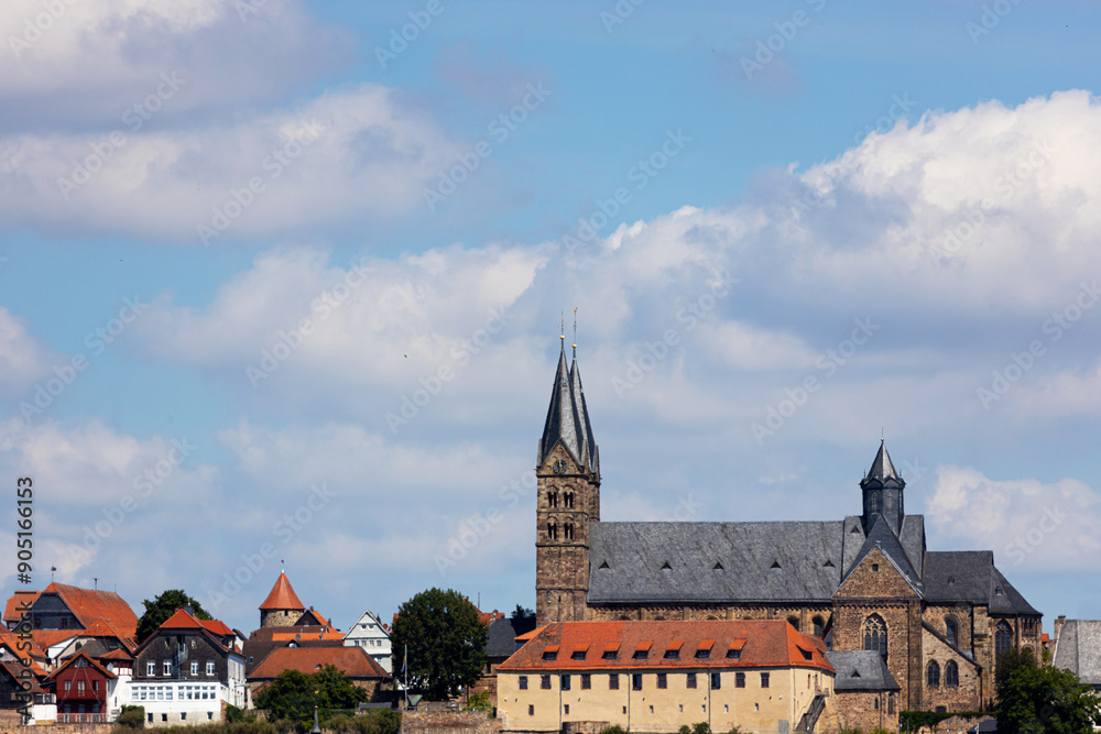 the historic german city of fritzlar germany