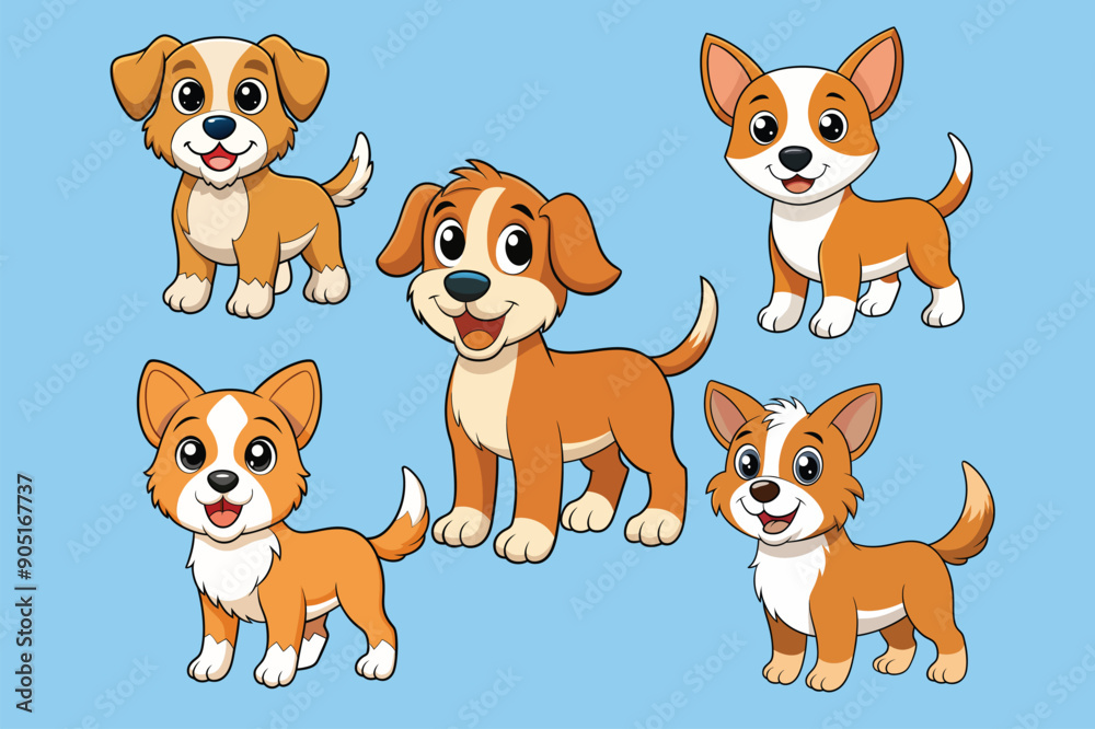 Obraz premium Best dog Art Illustrationsr vector .eps