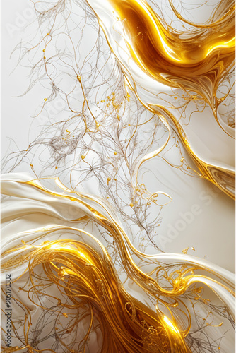 abstract background with waves