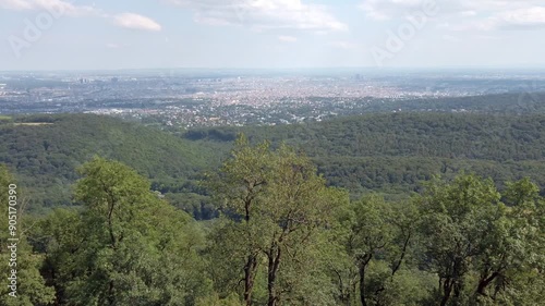 Habsburg Warte Wien, Panorama Aussichtsturm 