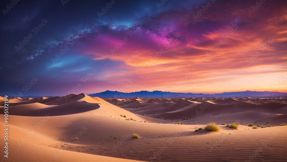 desert landscape with rolling sand dunes desert landscape with rolling sand dunes