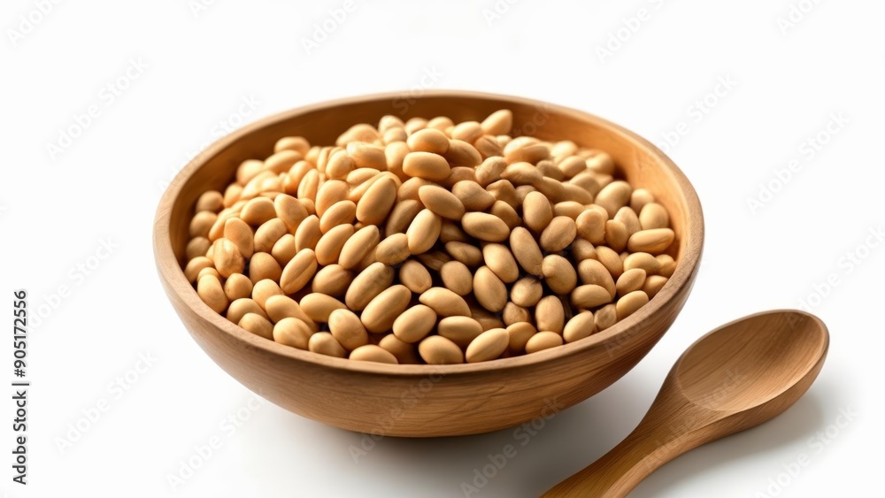 Nutty Delight A bowl of almonds ready to be savored Nutty Delight A bowl of almonds ready to be savored