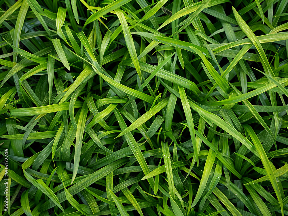 Lush Green Grass Blades Spread Across The Ground Under Bright Daylight Lush Green Grass Blades Spread Across The Ground Under Bright Daylight