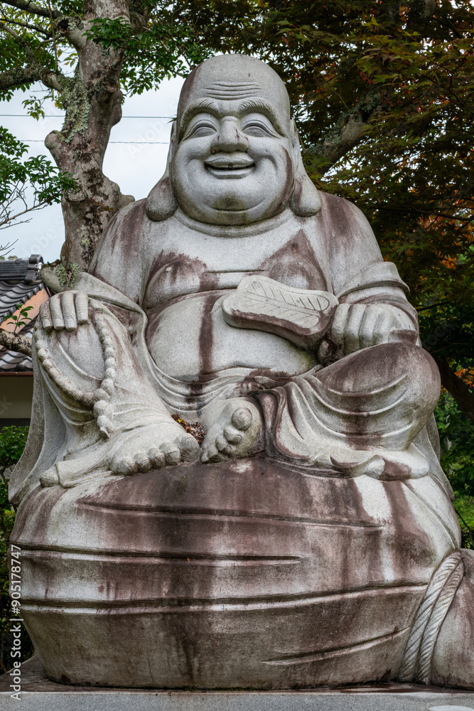 Stone statue of