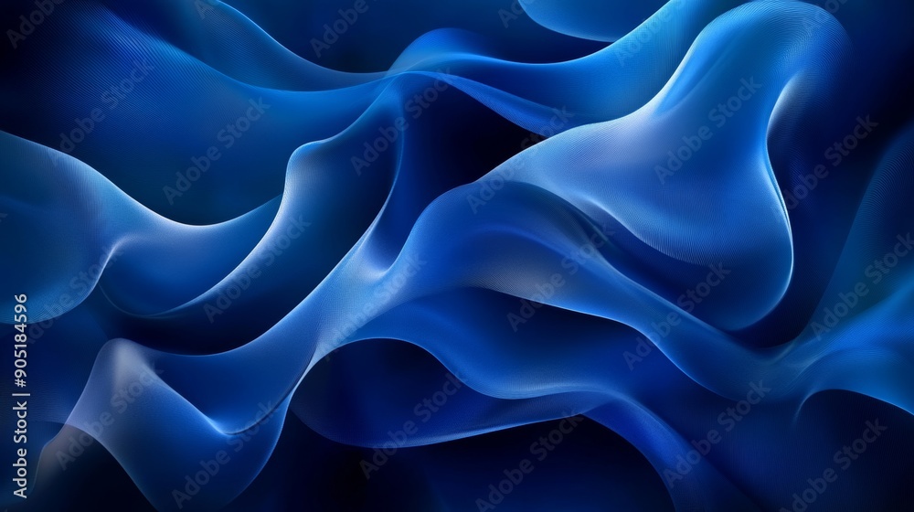 Fototapeta premium Abstract Curved Background for Design and Art Generative AI