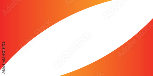 Abstract orange banner background. Graphic design banner pattern background template with dynamic curve shapes. 
