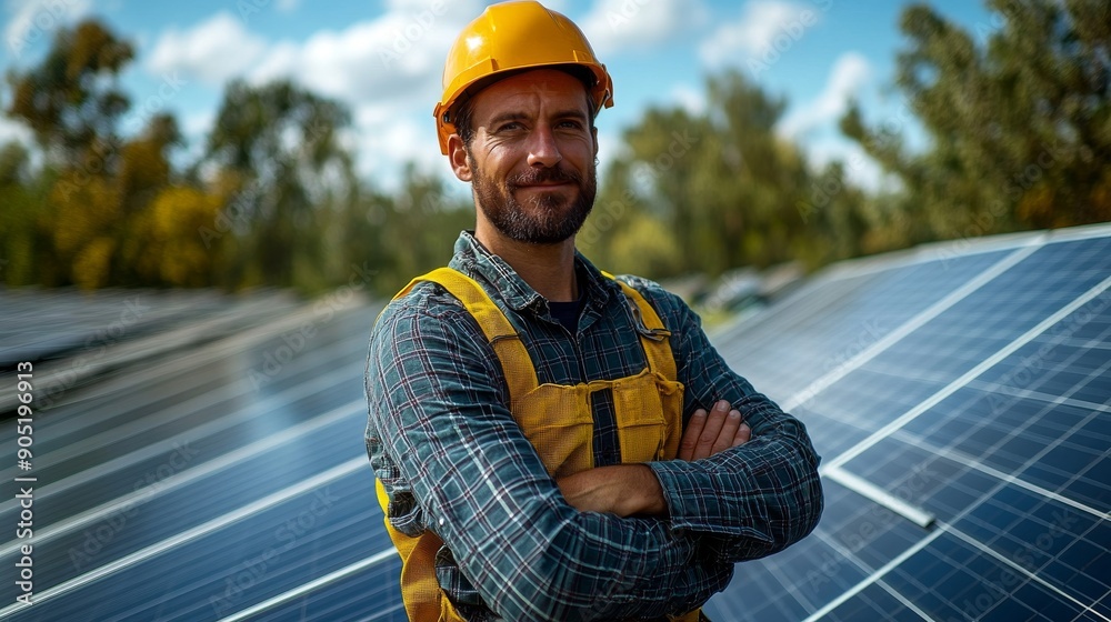 Solar Energy Expert: Well-Equipped Engineer Ready for Service Solar Energy Expert: Well-Equipped Engineer Ready for Service