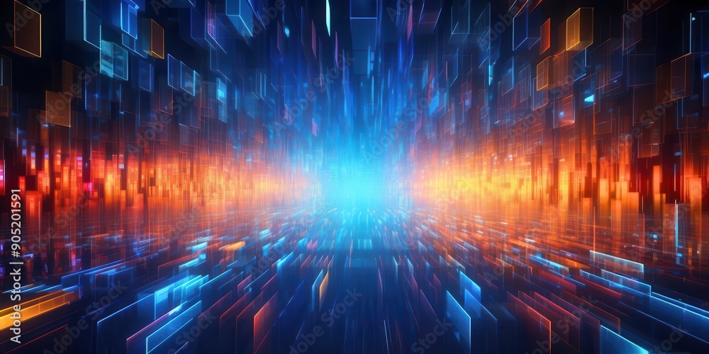 A vibrant abstract background with dynamic streaks of blue and orange light, creating a sense of motion and energy. A vibrant abstract background with dynamic streaks of blue and orange light, creating a sense of motion and energy.