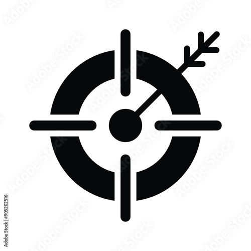 An archery and dartboard shows a target board icon