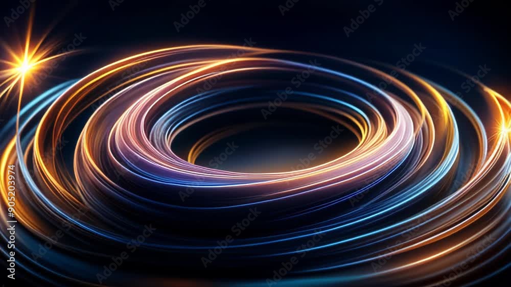 Abstract background of luminous lines Abstract background of luminous lines