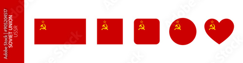 Flag of Soviet Union or USSR