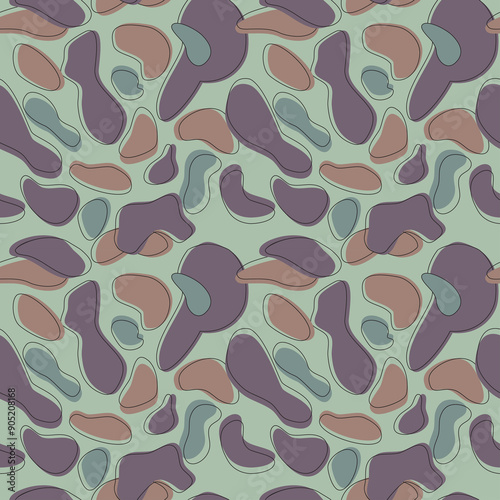 Modern abstract background camouflage pastel pattern. Vector illustration design flyer poster greeting material product magazine cover story post social media event party pography banner promo sale ad