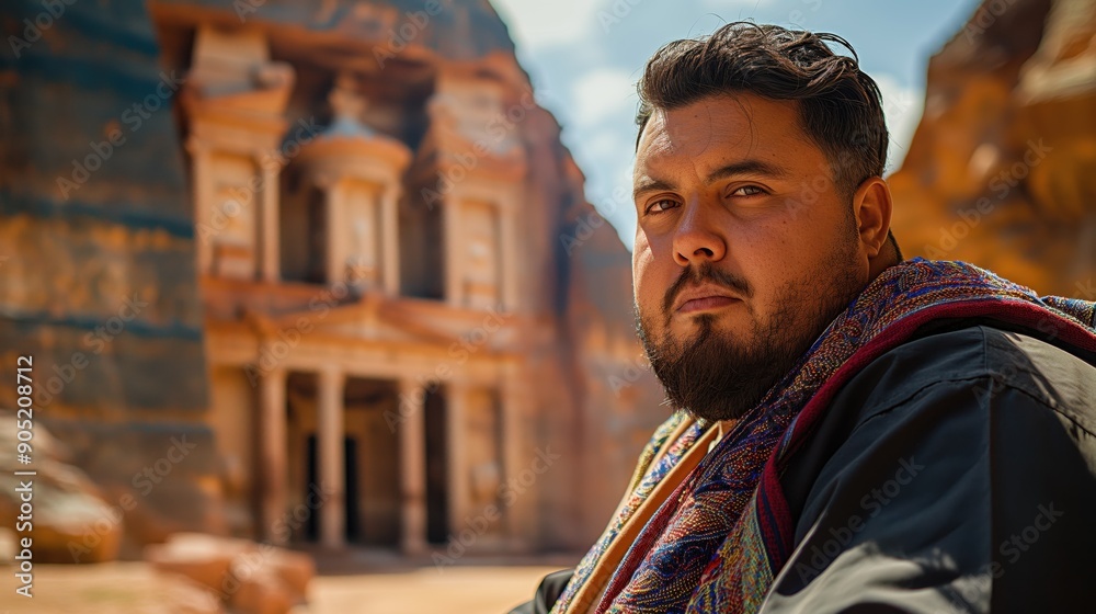 Man at Petra Man at Petra