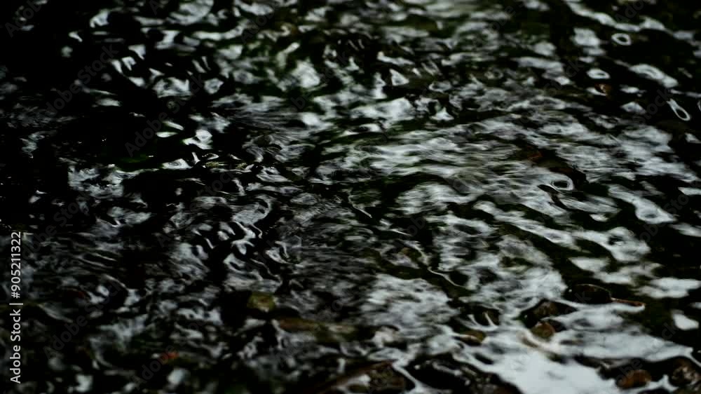 Water is flowing on ground, out door Chiangmai Thailand. Water is flowing on ground, out door Chiangmai Thailand.