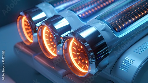 Device for pulsed electromagnetic therapy used in cosmetic procedures to improve the appearance of the skin photo
