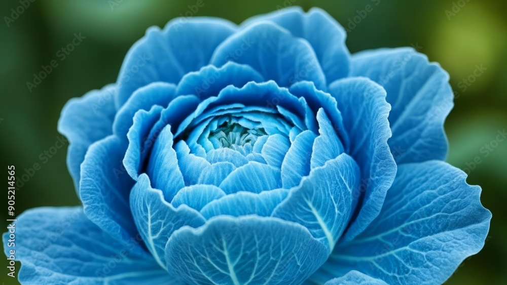 Obraz premium Vibrant Blue Flower in Bloom