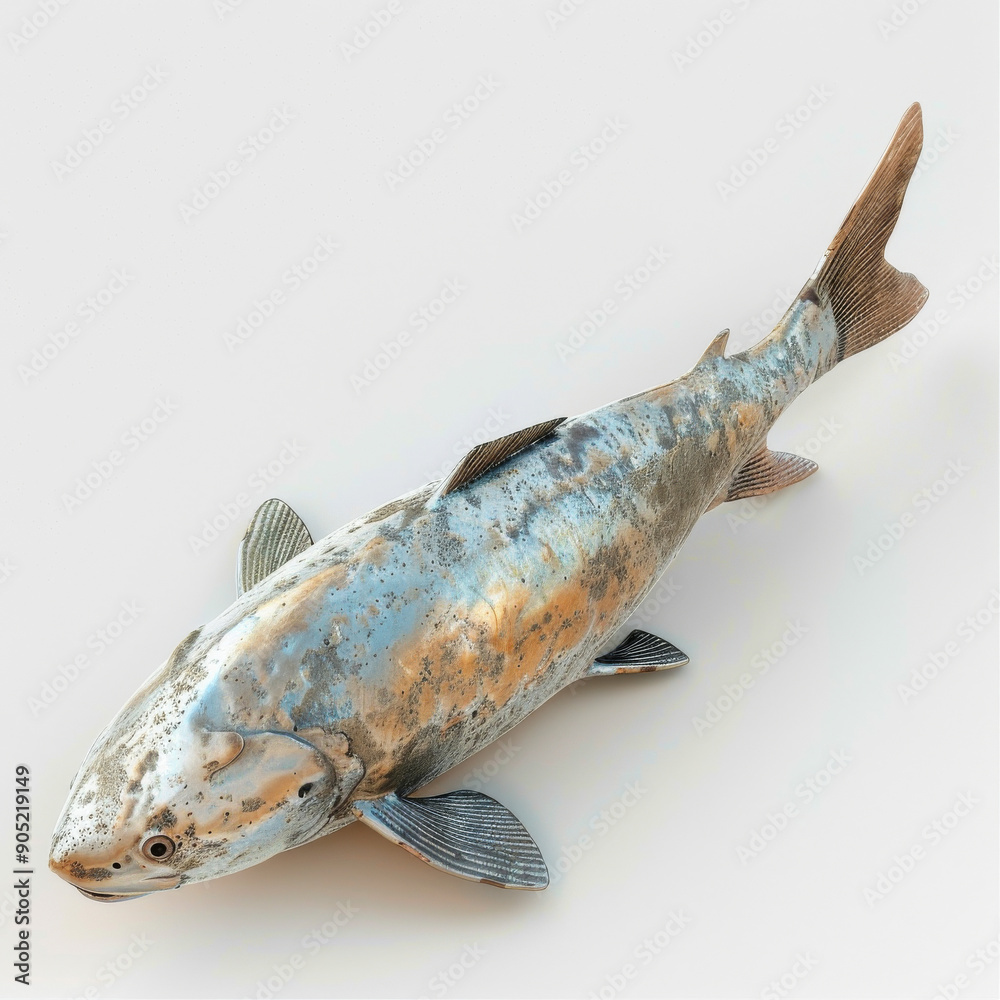 3D Model of Iron Small River Fish 3D Model of Iron Small River Fish