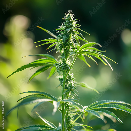 cannabis leaf, the natural and medicinal qualities of the plant, cbd photo