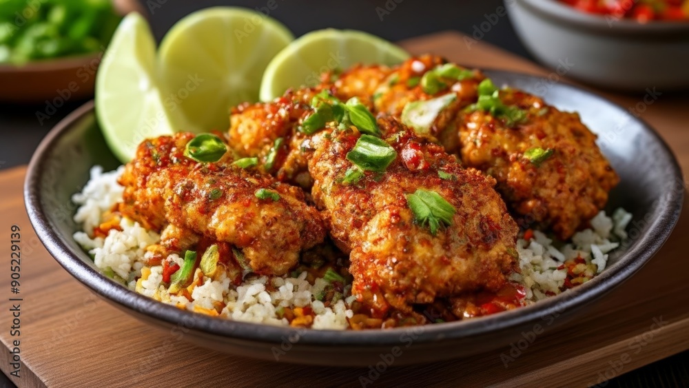 Crispy spicy and fresh a flavorful feast Crispy spicy and fresh a flavorful feast