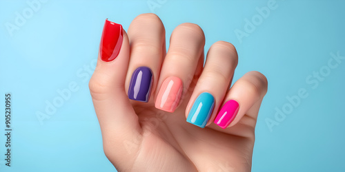 Vibrant Nail Art: Trendy and Colorful Designs for Every Style, Creative Nail Polish Ideas for a Bold Fashion Statement