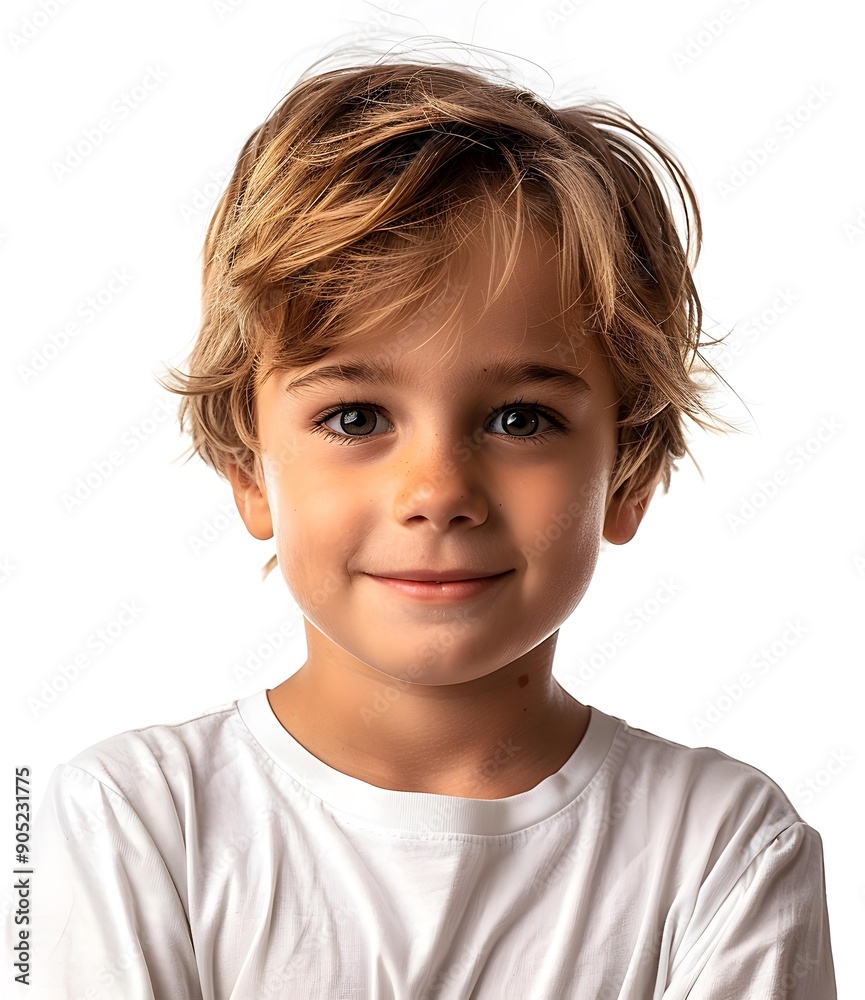 Portrait of a Smiling Young Boy Portrait of a Smiling Young Boy