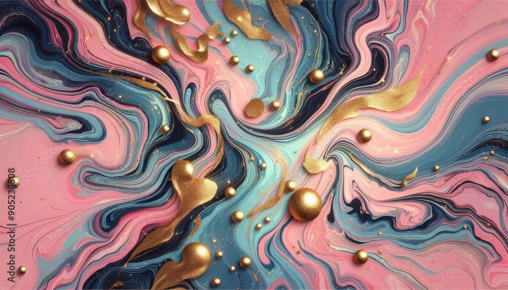 gold, pink and blue series marble surface view , luxury gold, pink and blue series marble surface view , luxury