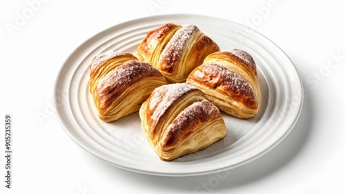  Deliciously flaky croissants ready to be savored