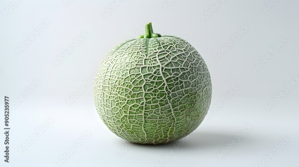 Cucumber Melon Isolated on White Background Cucumber Melon Isolated on White Background