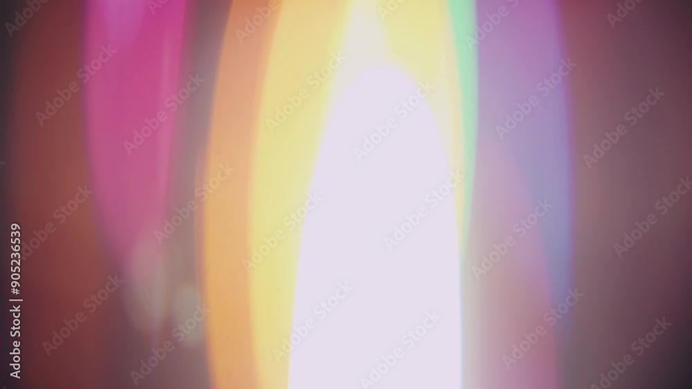 Optical anamorphic lens flares with alpha channel on a black background ...