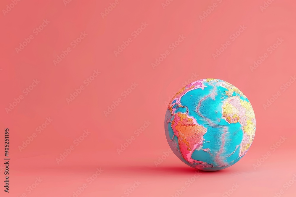 3d illustration of isolate globe 3d illustration of isolate globe