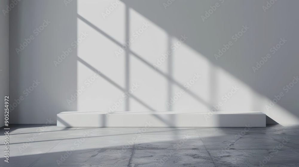 An explosion of potential surrounds the blank advertising spaces within a hightech home An explosion of potential surrounds the blank advertising spaces within a hightech home