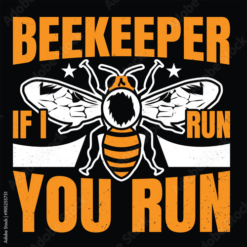 Vintage Beekeeping , beekeeper, underestimate an old man t-shirt design