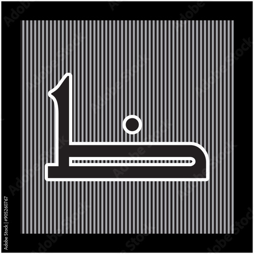 Arabic Calligraphy Alphabet letters or Stylized kufi font style,  islamic
calligraphy elements on white thuluth background, for all kinds of design use.